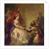 Queen Victoria Giving the Bible to an African Chief', 1861. by Thomas Jones Barker