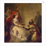 Queen Victoria Giving the Bible to an African Chief', 1861. by Thomas Jones Barker