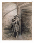 Illustration for fairytale Bluebeard by Charles Perrault, before 1862 by Anonymous