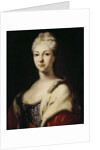 Portrait of Grand Duchess Natalya Alexeevna of Russia,, before 1716 by Anonymous
