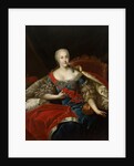 Portrait of Johanna-Elizabeth, Electress of Anhalt-Zerbst,, c1746 by Anonymous