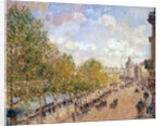 Quai Malaquais, Sunny Afternoon by Camille Pissarro