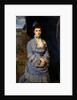 Portrait of Grand Duchess Maria Fyodorovna, Princess Dagmar of Denmark,, 1874 by Anonymous