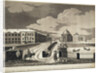 View of Izmailovsky Bridge and Barracks across the Fontanka River, late 18th century by Anonymous
