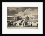 View of Izmailovsky Bridge and Barracks across the Fontanka River, late 18th century by Anonymous