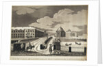 View of Izmailovsky Bridge and Barracks across the Fontanka River, late 18th century by Anonymous