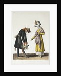 Parting of a Russian Officer with a Parisian Women, 1816 by Anonymous