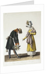 Parting of a Russian Officer with a Parisian Women, 1816 by Anonymous