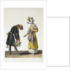 Parting of a Russian Officer with a Parisian Women, 1816 by Anonymous
