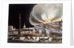 Fire in the Winter Palace in December 1837, (1838) by Anonymous