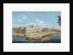 View of the Summer Palace of Empress Elizabeth at the Fontanka River in St. Petersburg, 1753 by Anonymous