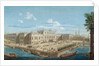 View of the Summer Palace of Empress Elizabeth at the Fontanka River in St. Petersburg, 1753 by Anonymous