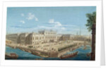 View of the Summer Palace of Empress Elizabeth at the Fontanka River in St. Petersburg, 1753 by Anonymous
