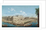 View of the Summer Palace of Empress Elizabeth at the Fontanka River in St. Petersburg, 1753 by Anonymous