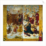 Christ and Mary before God the Father, early 16th century by Anonymous