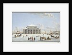 View of the Bolshoi Theatre in St Petersburg, early 19th century by Anonymous