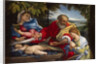 Rest on the Flight into Egypt with Saint Justina, 1529 by Anonymous