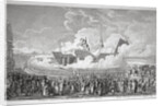 Opening of the equestrian statue of Peter the Great on Senate Square St. Petersburg in 1782 by Anonymous