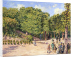 Town Park in Pontoise, 1873 by Anonymous