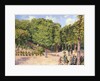Town Park in Pontoise, 1873 by Anonymous