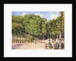 Town Park in Pontoise, 1873 by Anonymous