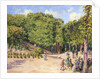 Town Park in Pontoise, 1873 by Anonymous