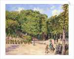 Town Park in Pontoise, 1873 by Anonymous