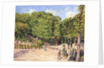 Town Park in Pontoise, 1873 by Anonymous