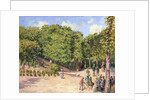 Town Park in Pontoise, 1873 by Anonymous