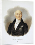 Portrait of the Secretary of State and reformers Count Michail Speransky,, 1839 by Anonymous