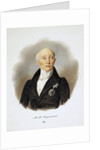 Portrait of the Secretary of State and reformers Count Michail Speransky,, 1839 by Anonymous