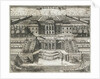View of the Great Palace in Peterhof, 1717 by Anonymous