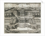 View of the Great Palace in Peterhof, 1717 by Anonymous