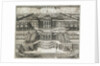 View of the Great Palace in Peterhof, 1717 by Anonymous
