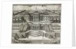 View of the Great Palace in Peterhof, 1717 by Anonymous