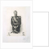 Portrait of Emperor Nicholas II with Remarque-Portraits of Emperors Alexander I and Nicholas I, 1912 by Anonymous