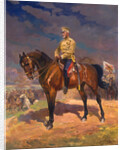 Portrait of Grand Duke Nikolai Nikolayevich (1856?1929) on Horseback, 1910s by Anonymous