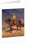 Portrait of Grand Duke Nikolai Nikolayevich (1856?1929) on Horseback, 1910s by Anonymous