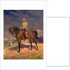 Portrait of Grand Duke Nikolai Nikolayevich (1856?1929) on Horseback, 1910s by Anonymous