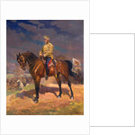 Portrait of Grand Duke Nikolai Nikolayevich (1856?1929) on Horseback, 1910s by Anonymous