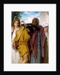 Tobias Saying Good Bye to his Father, 1860 by Anonymous