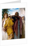 Tobias Saying Good Bye to his Father, 1860 by Anonymous