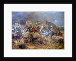 Attack of Polish Uhlans on Bolsheviks near Sloutsk, 1919, 1920 by Anonymous