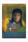 Woman with Wildflowers, c1900 by Anonymous