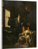 Ivan the Terrible and the priest Silvester during the Fire of Moscow on 1547, 1856 by Anonymous