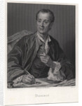 Portrait of the writer, essayist and philosopher Denis Diderot, middle of the 18th centu by Anonymous
