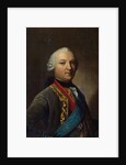 Portrait of Caspar von Saldern,, middle of the 18th century by Anonymous