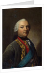 Portrait of Caspar von Saldern,, middle of the 18th century by Anonymous