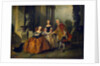 Scene from the Tragedy Le Comte dEssex by Thomas Corneille, 1734 by Anonymous