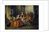 Scene from the Tragedy Le Comte dEssex by Thomas Corneille, 1734 by Anonymous